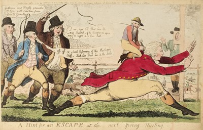 Lot 384 - Caricatures. A mixed collection of approximately seventy-five caricatures, mostly 19th century