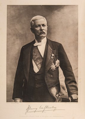 Lot 57 - Stanley (Henry M.). In Darkest Africa, 1890, one of 250 deluxe copies, signed by the author