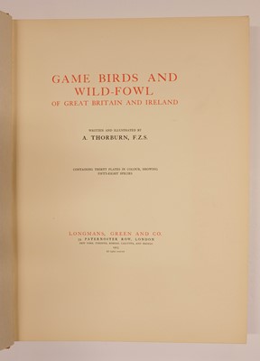 Lot 89 - Thorburn (Archibald). Game Birds and Wild-Fowl of Great Britain and Ireland, 1923