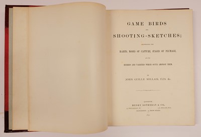 Lot 88 - Millais (John Guille). The Natural History of British Game Birds, 1909