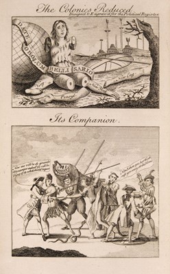 Lot 23 - Franklin (Benjamin). Political Register, and Impartial Review of New Books, MDCCLXVIII, vol. 2, 1768