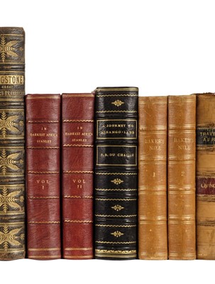 Lot 58 - Stanley (Henry M.). In Darkest Africa, 1st edition, 1890, & 7 others, African travel