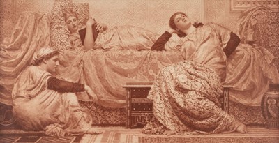 Lot 513 - Moore (Albert Joseph, 1841-1893, after). Reading Aloud, circa 1884