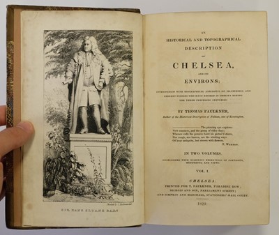 Lot 69 - Faulkner (Thomas). An Historical and Topographical Description of Chelsea, 2 vols., 1829