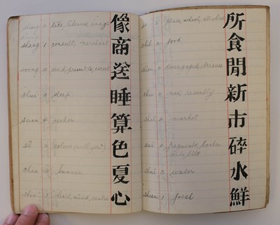 Lot 2 - China. Manuscript Chinese-English dictionary, c.1875-1900