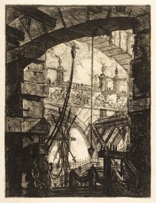 Lot 401 - Piranesi (Giovanni Battista, 1720-1778). Carceri d’Invenzione, plate IV