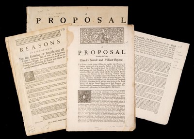 Lot 54 - Royal Navy. Five broadsides, 1720-7