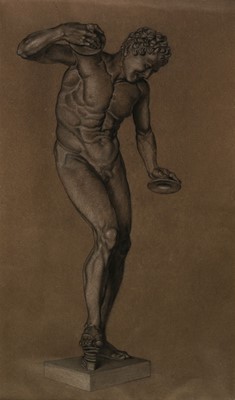 Lot 480 - English School. Dancing Faun, late 19th century