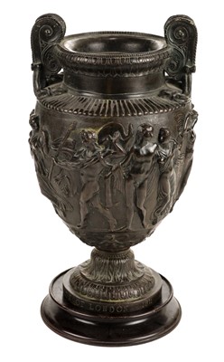 Lot 79 - Art Union of London. A fine bronze vase after C. Delpech
