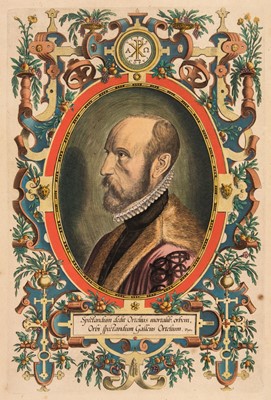 Lot 129 - Cartographers. A collection of eight portraits of cartographers, 16th - 19th century