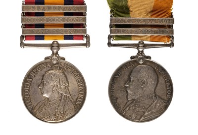 Lot 18 - Boer War. QSA & KSA - Sergeant J. King Gloucestershire Regiment