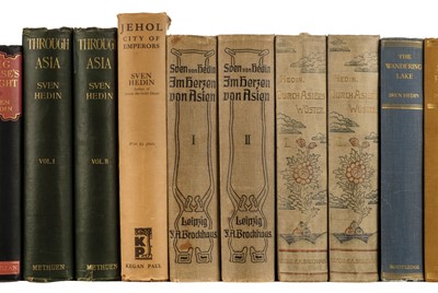Lot 27 - Hedin (Sven). Through Asia, 1st edition in English, 1898, & 24 other Hedin titles