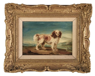Lot 428 - English School. Portrait of a spaniel, circa 1828-1839