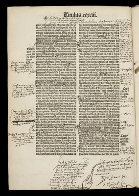 Lot 376 - Sabundus (Raimundus). Theologia naturalis, Strasbourg: Martin Flach, 1501