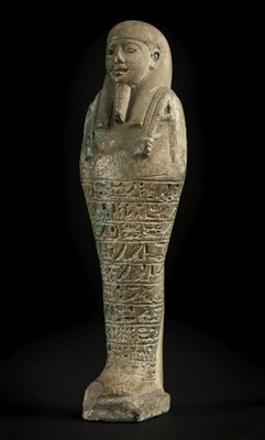 Lot 43 - Ancient Egypt. 26th Dynasty, Shabti of Psamtek-Meri-Ptah, c.500 B.C
