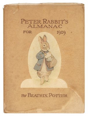 Lot 711 - Potter (Beatrix). Peter Rabbit's Almanac for 1929, [1928]