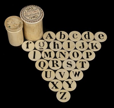 Lot 470 - Alphabet. London Plaything, circa 1810