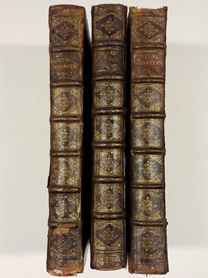 Lot 40 - Dugdale (William). Monasticon Anglicanum, 3 volumes (inc. 2 Supplement vols), 1718-23