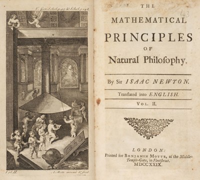 Lot 381 - Newton (Isaac). The Mathematical Principles of Natural Philosophy, London, 1729