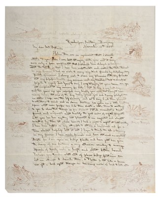 Lot 96 - Machell (Thomas, 1824-1862). Two autograph letters signed, 1850 & 1851