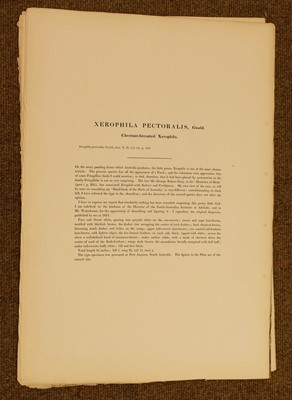 Lot 85 - Gould (J. & Hart W.), Six lithographs from The Birds of New Guinea, 1875 - 88