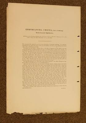 Lot 85 - Gould (J. & Hart W.), Six lithographs from The Birds of New Guinea, 1875 - 88