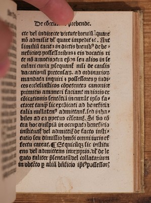 Lot 375 - Lyndwood (William). Constitutiones provinciales ecclesiae Anglica[na]e, Wynkyn de Worde, 1499