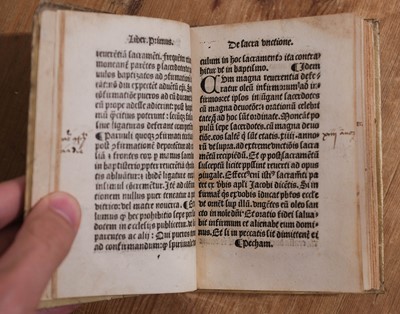 Lot 375 - Lyndwood (William). Constitutiones provinciales ecclesiae Anglica[na]e, Wynkyn de Worde, 1499