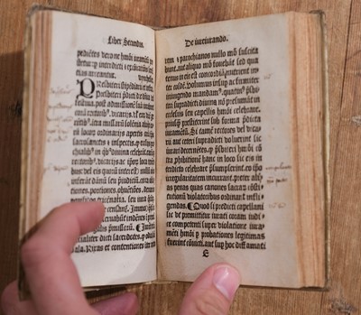 Lot 375 - Lyndwood (William). Constitutiones provinciales ecclesiae Anglica[na]e, Wynkyn de Worde, 1499