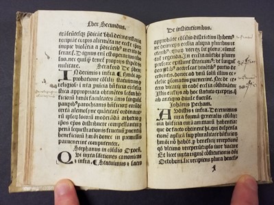 Lot 375 - Lyndwood (William). Constitutiones provinciales ecclesiae Anglica[na]e, Wynkyn de Worde, 1499