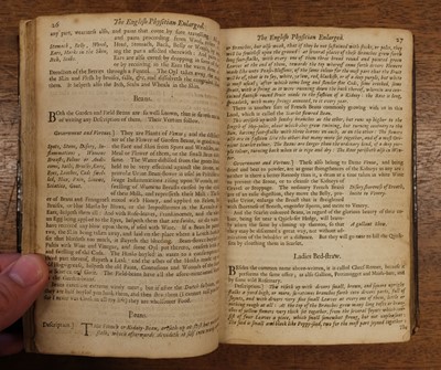 Lot 81 - Culpeper (Nicholas). The English Physitian Enlarged, 1681