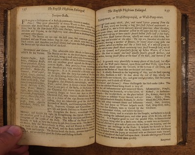 Lot 81 - Culpeper (Nicholas). The English Physitian Enlarged, 1681