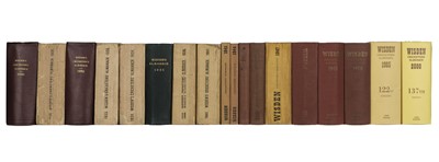Lot 710 - Wisden's Cricketers' Almanacks, 1930-37, 1941, 1944-1950, 1985 & 2000