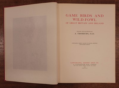 Lot 115 - Thorburn (Archibald). Game Birds and Wild-Fowl of Great Britain and Ireland, 1923