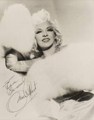 Lot 567 - Film & Theatre Autographs. A collection of 47 signed photographs, letters & signatures, 20th c.