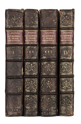 Lot 100 - Houghton (John). Husbandry and Trade Improv'd, 1727-1728