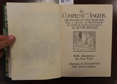Lot 117 - Walton (Izaak). The Compleat Angler, 1911