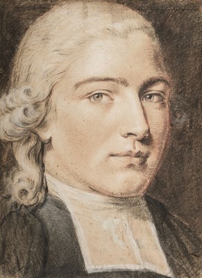 Lot 355 - German School. Portrait of a young gentleman, mid 18th century