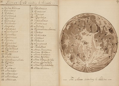 Lot 386 - Astronomy manuscript. An illustrated student's astronomy manuscript by H.F. Pelerin, 1811