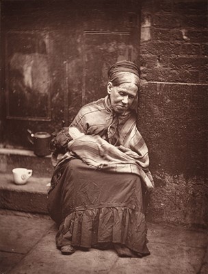 Lot 29 - Thomson, John & Smith, Adolphe. Street Life in London, [1878], 37 mounted Woodburytypes on 36 leaves
