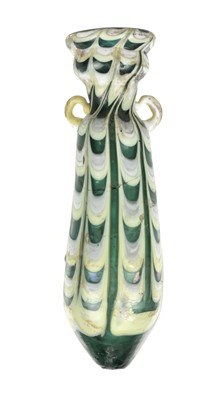 Lot 45 - Ancient Egypt. An Egyptian glass flask c. 500 BC