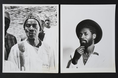 Lot 35 - Portraits of black people. A group of 30 original photographs, c. 1970s & later