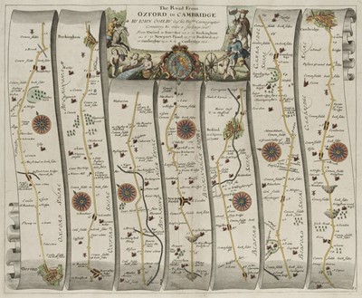 Lot 255 - Ogilby (John). The Road from Oxford to Cambridge, circa 1675