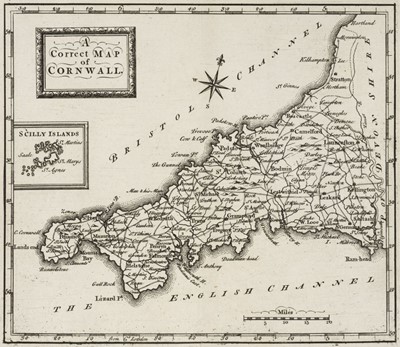 Lot 182 - British County Maps. A collection of approximately 200 maps, 18th & 19th century