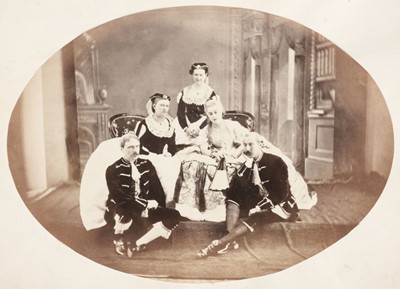 Lot 22 - Photograph albums. A group of 9 photograph albums, 19th & 20th century