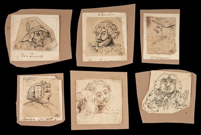 Lot 358 - Esdaile (William, 1758-1837). A collection of 21 pen and ink sketches after Hogarth