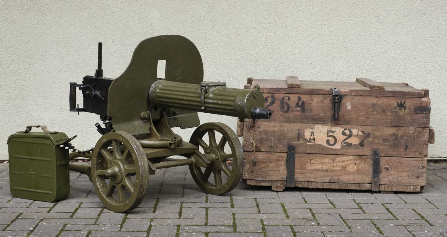 Lot 376 - Maxim 1910. A Russian Maxim 1910 light machine gun c.1945
