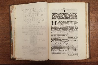 Lot 470 - Reglamentos y Providencias Expedidos…, a sammelband of 21 items, 1753-87