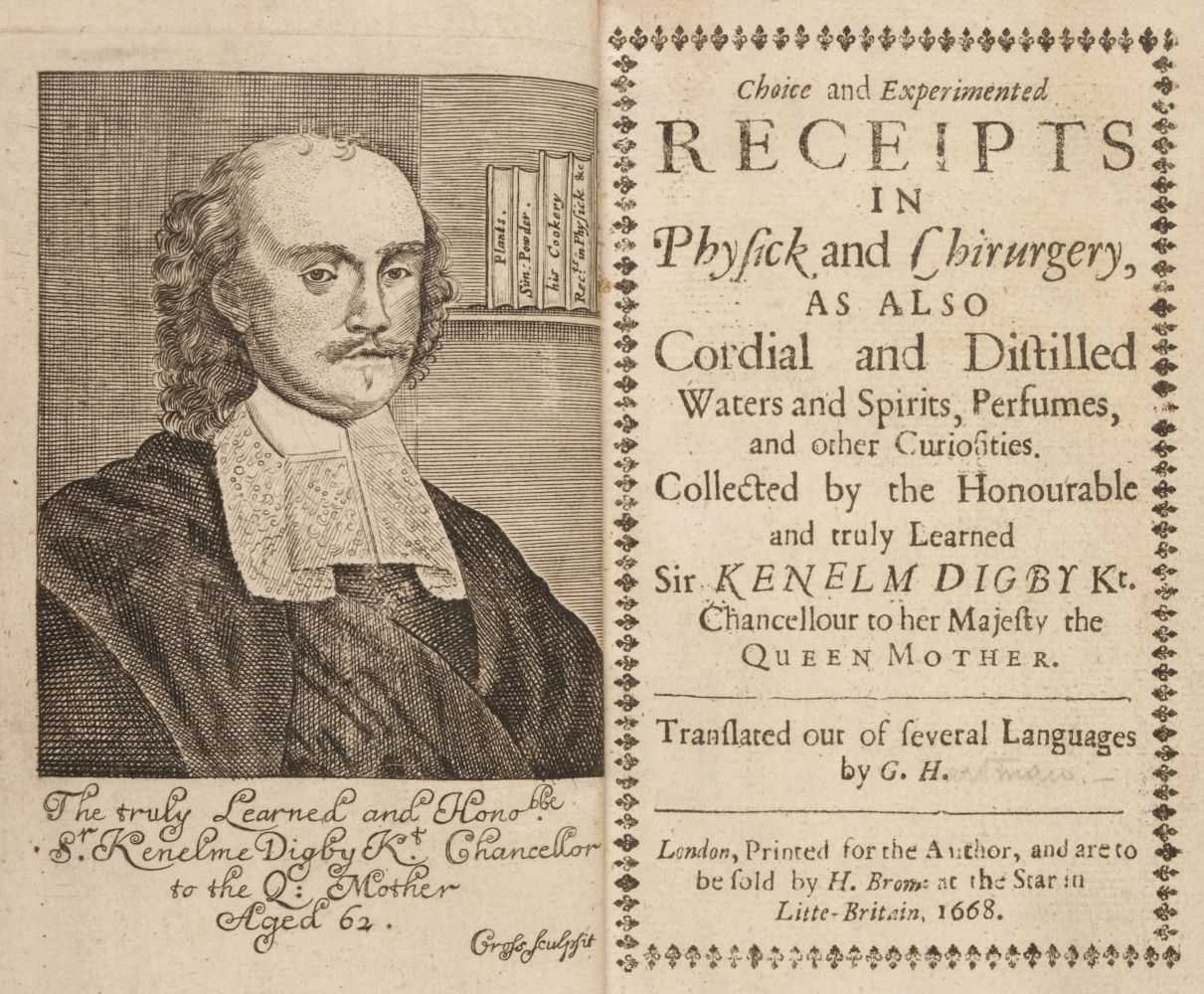 Lot 377 - Digby (Kenelm). Choice and Experimented Receipts in Physick