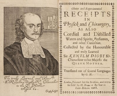 Lot 377 - Digby (Kenelm). Choice and Experimented Receipts in Physick